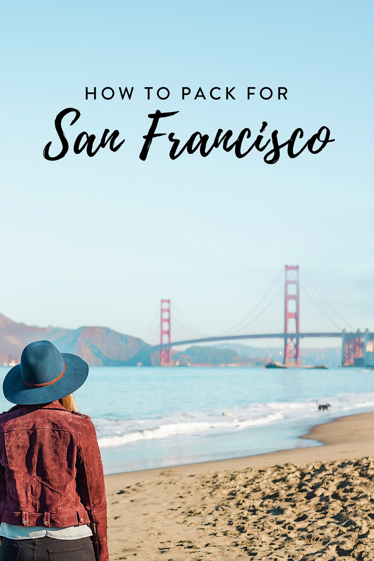 How to pack for a trip to San Francisco, California any time of the year! Free printable packing checklist included