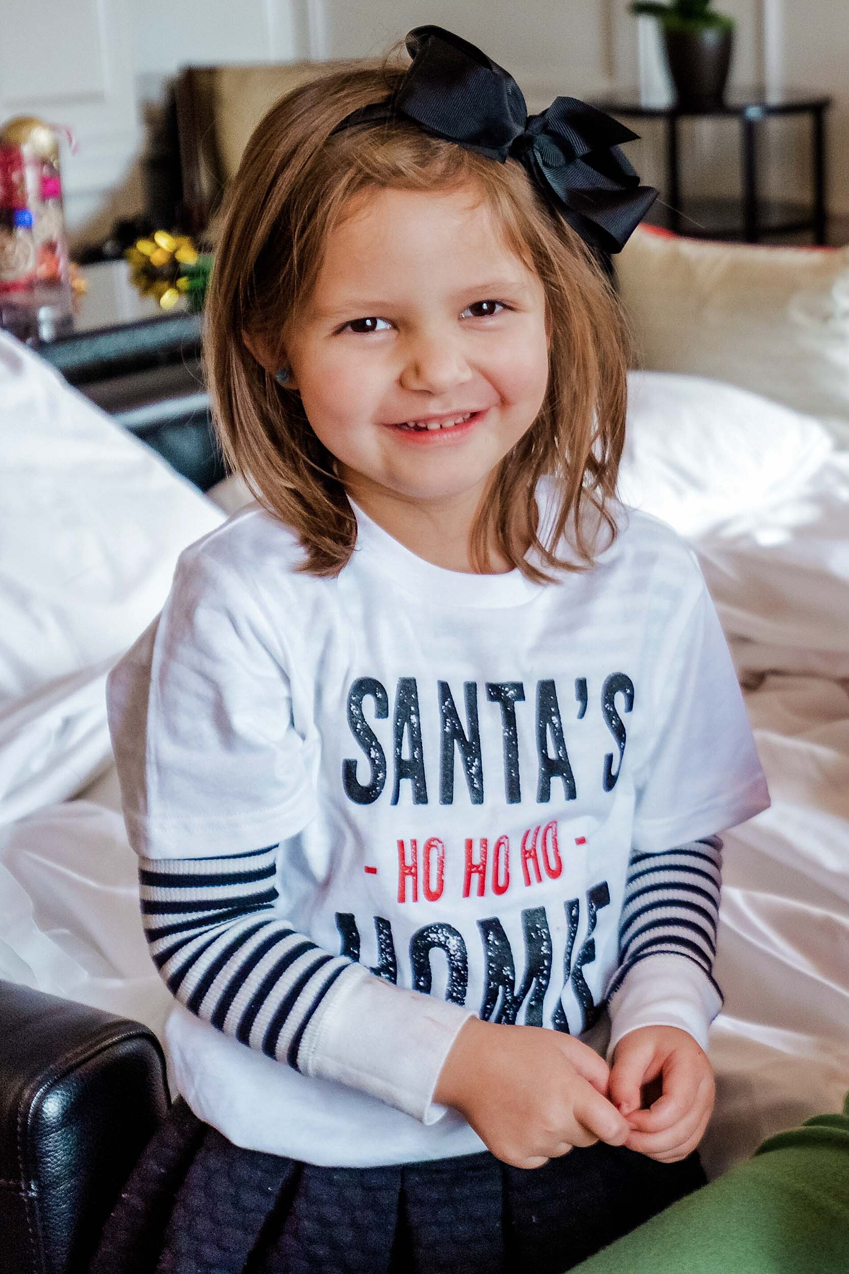 Santa's ho ho ho homie enjoying the Santa Suite at The Fairmont San Francisco!