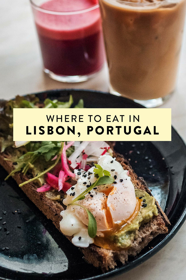 Where to eat in Lisbon, Portugal.  The best restaurants featuring Portuguese food, seafood, all day breakfast, all natural gelato, and more!