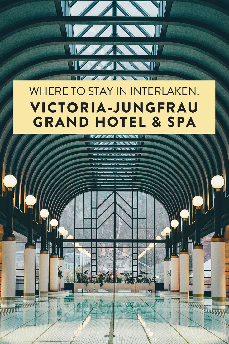 Heading to Interlaken and wondering where to stay? The ultra glam VICTORIA-JUNGFRAU Grand Hotel & Spa is one of my favorite hotels of all time. Every single corner is picture (Instagram) perfect!