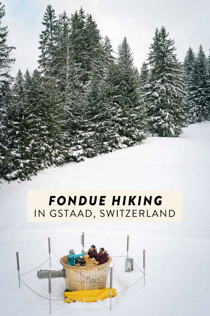 In Gstaad, Switzerland you can go on a fondue hike! Pick up a fondue backpack with all the necessary ingredients to enjoy inside a giant fondue pot amongst the Alps. A unique adventure