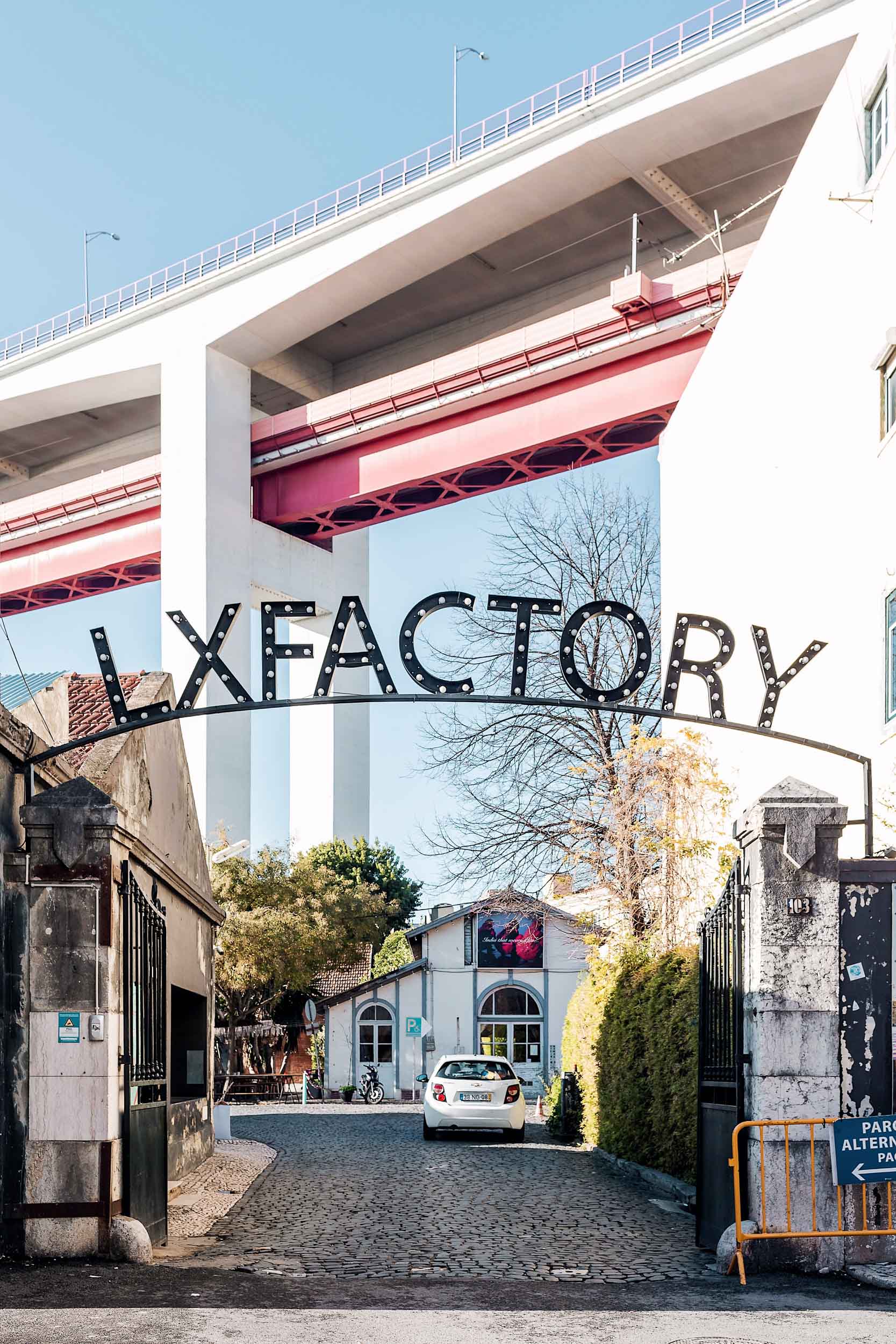 LX Factory is an art center in Lisbon, full of artsy retailers and great restaurants