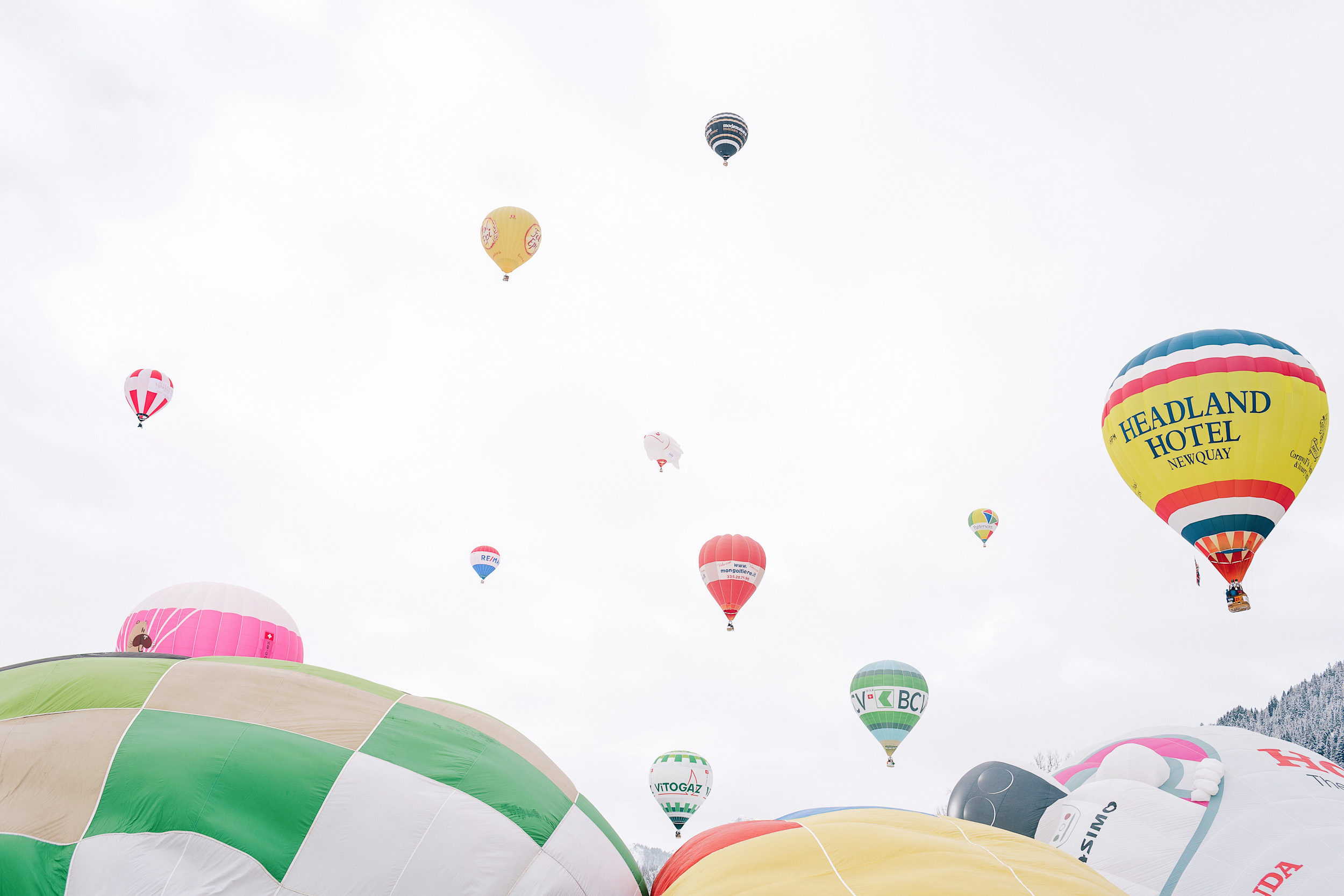 Château-d’Oex is a charming little town, famous for being the World Alpine Capital of Hot Air Ballooning