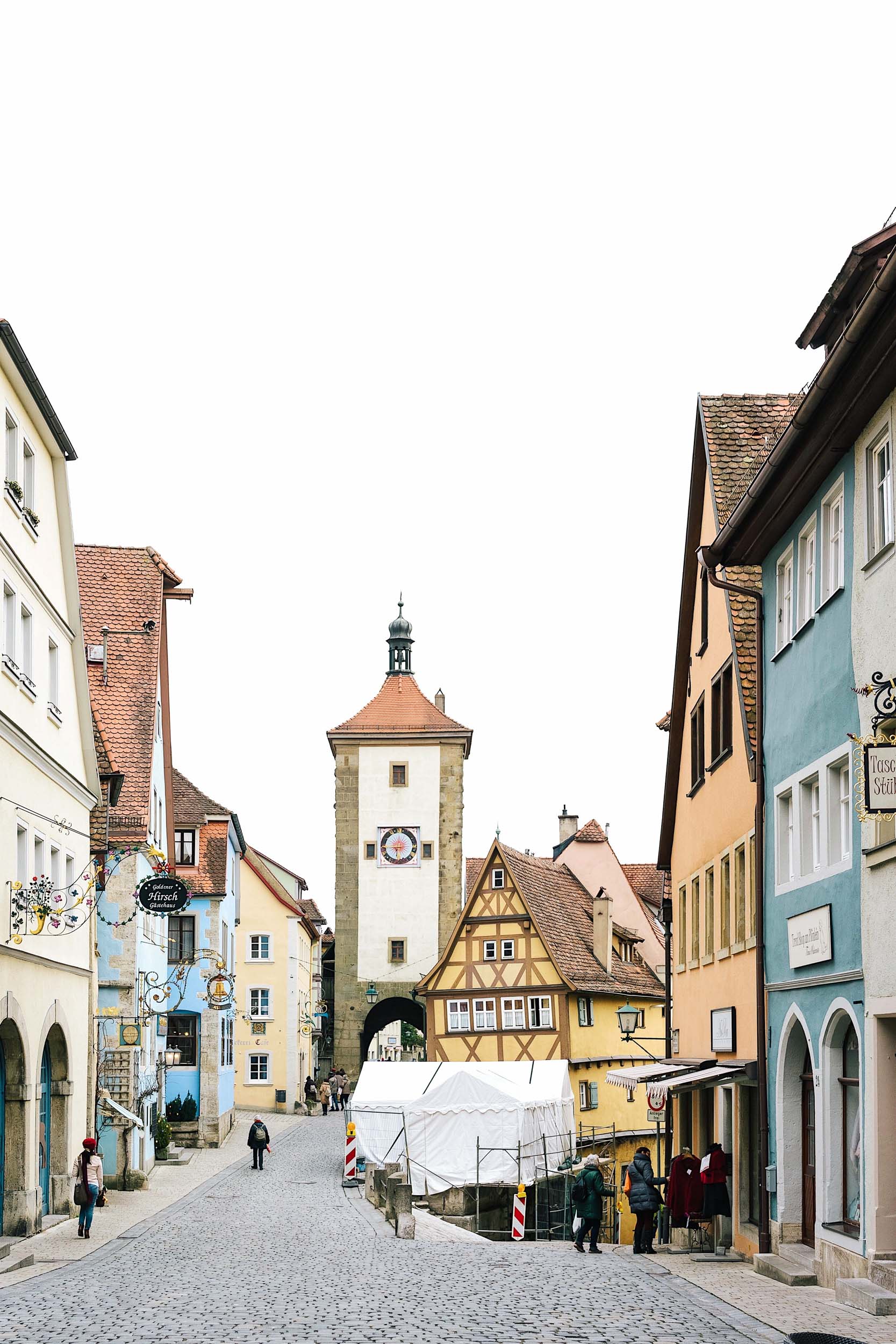 The iconic Rothenburg viewpoint 