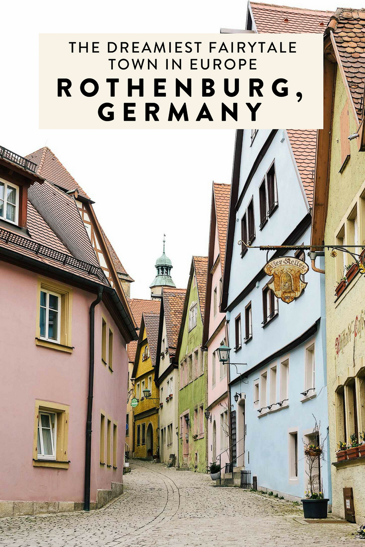 Rothenburg ob der Tauber in Germany's Bavaria region is a real life fairytale town in Europe. It's part of the Romantic Road and was Disney's inspiration behind Pinocchio!