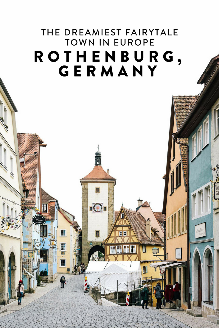 Rothenburg ob der Tauber in Germany's Bavaria region is a real life fairytale town in Europe. It's part of the Romantic Road and was Disney's inspiration behind Pinocchio!