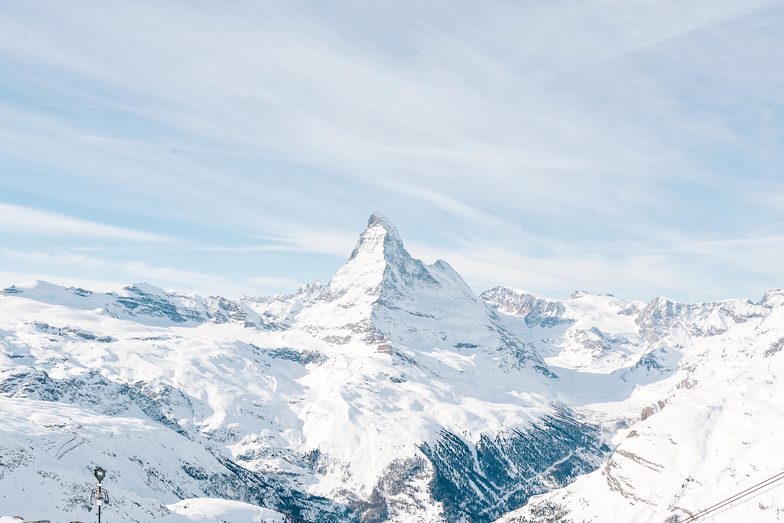 The famous Matterhorn of Zermatt