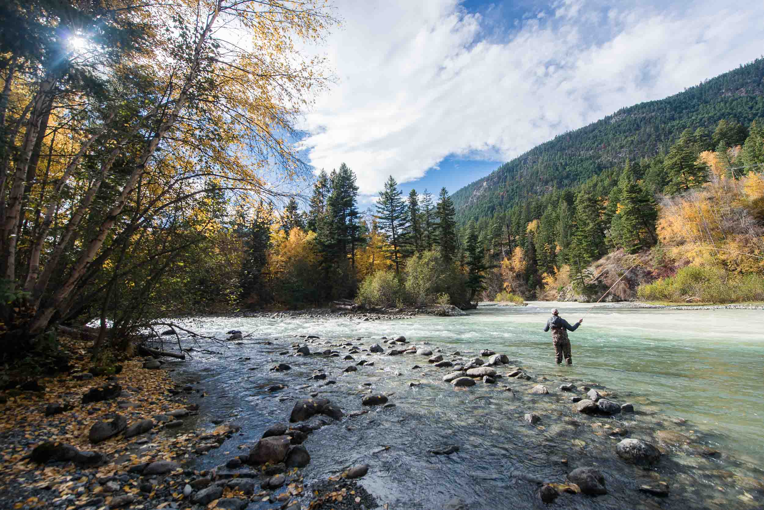 Fishing in Gold Bridge. Credit: Bridge River Valley/Blake Jorgenson