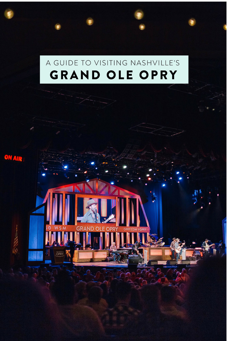 A guide to visiting the Grand Ole Opry in Nashville! Everything you need to know including an overview of the live shows, backstage tours, and streaming it from home.