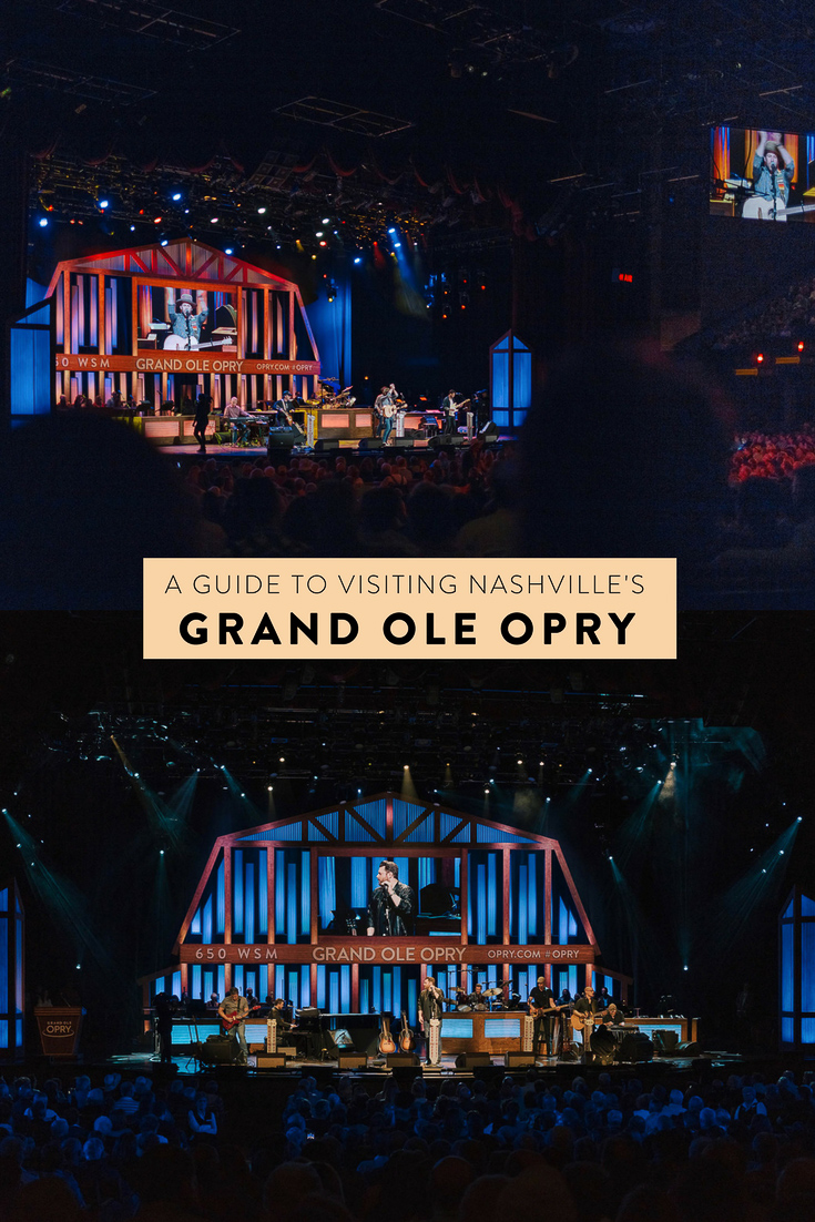 A guide to visiting the Grand Ole Opry in Nashville! Everything you need to know including an overview of the live shows, backstage tours, and streaming it from home.