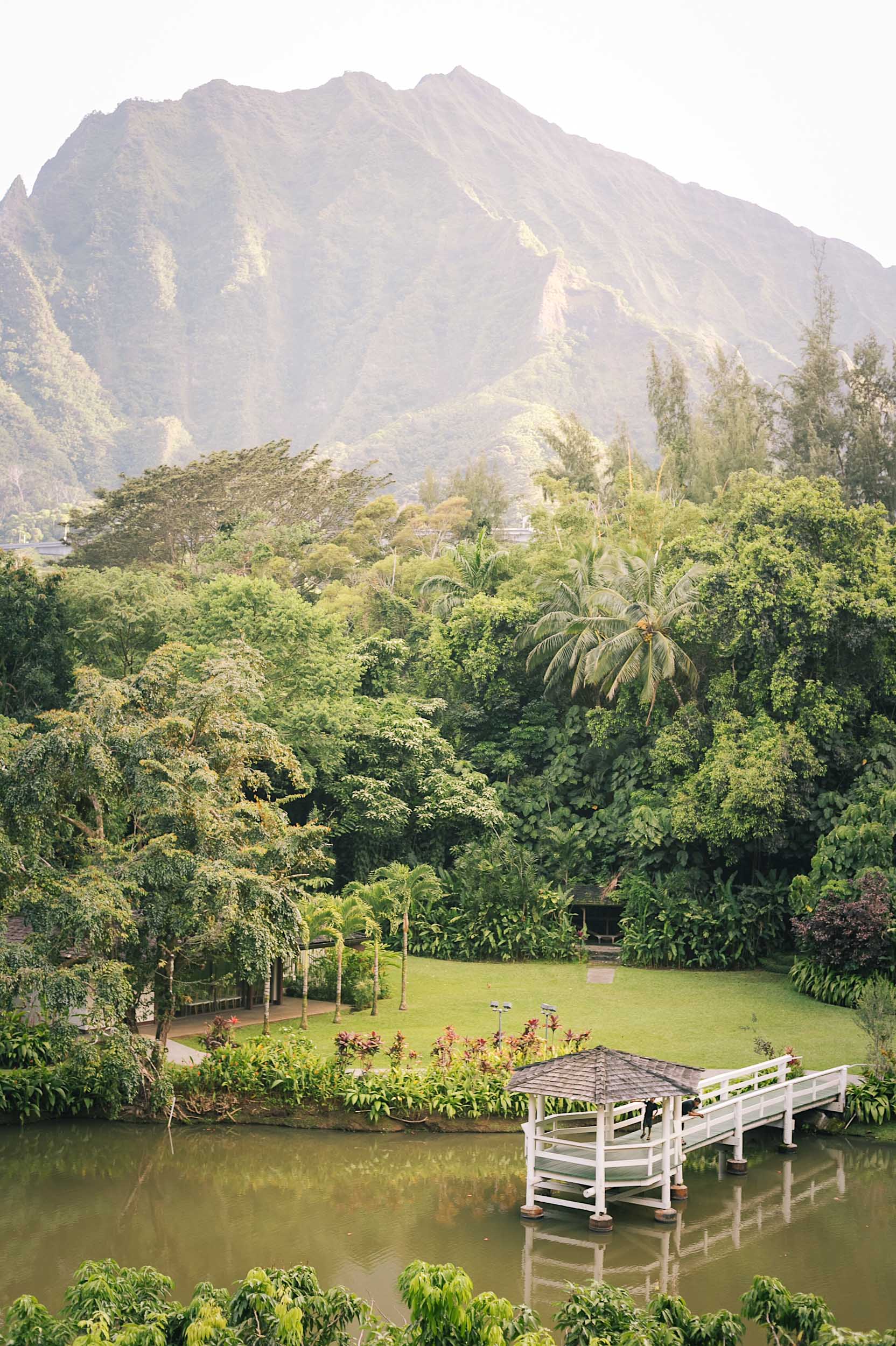 Haiku Garden on Oahu, Hawaii