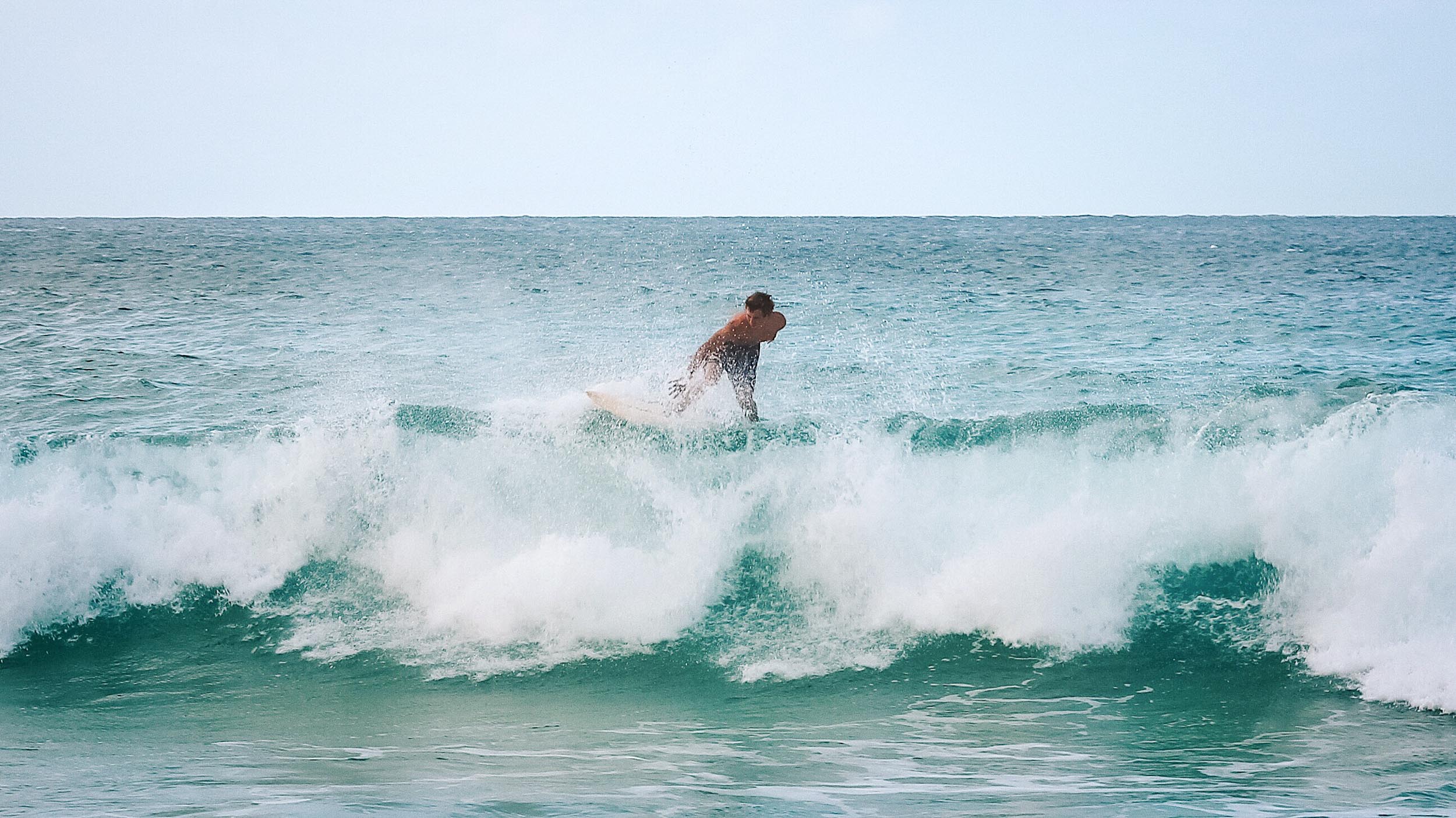 Surfing on the North Shore