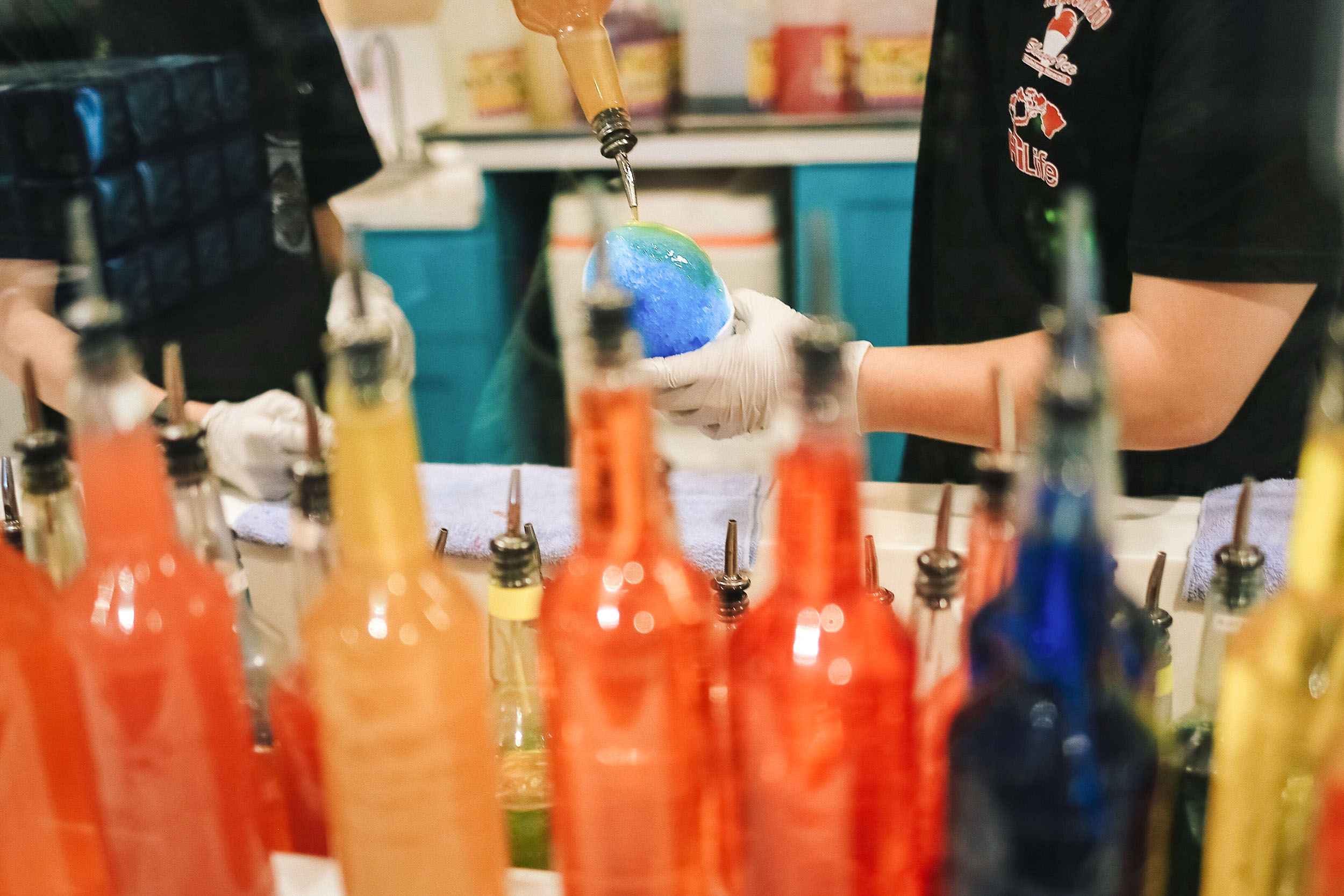 Flavored shave ice syrups