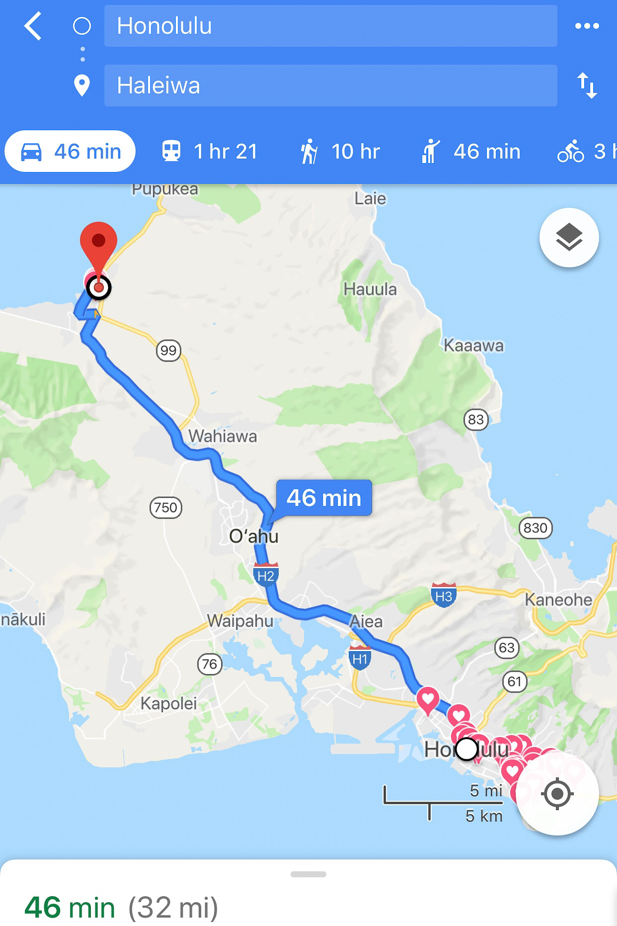 The fastest route