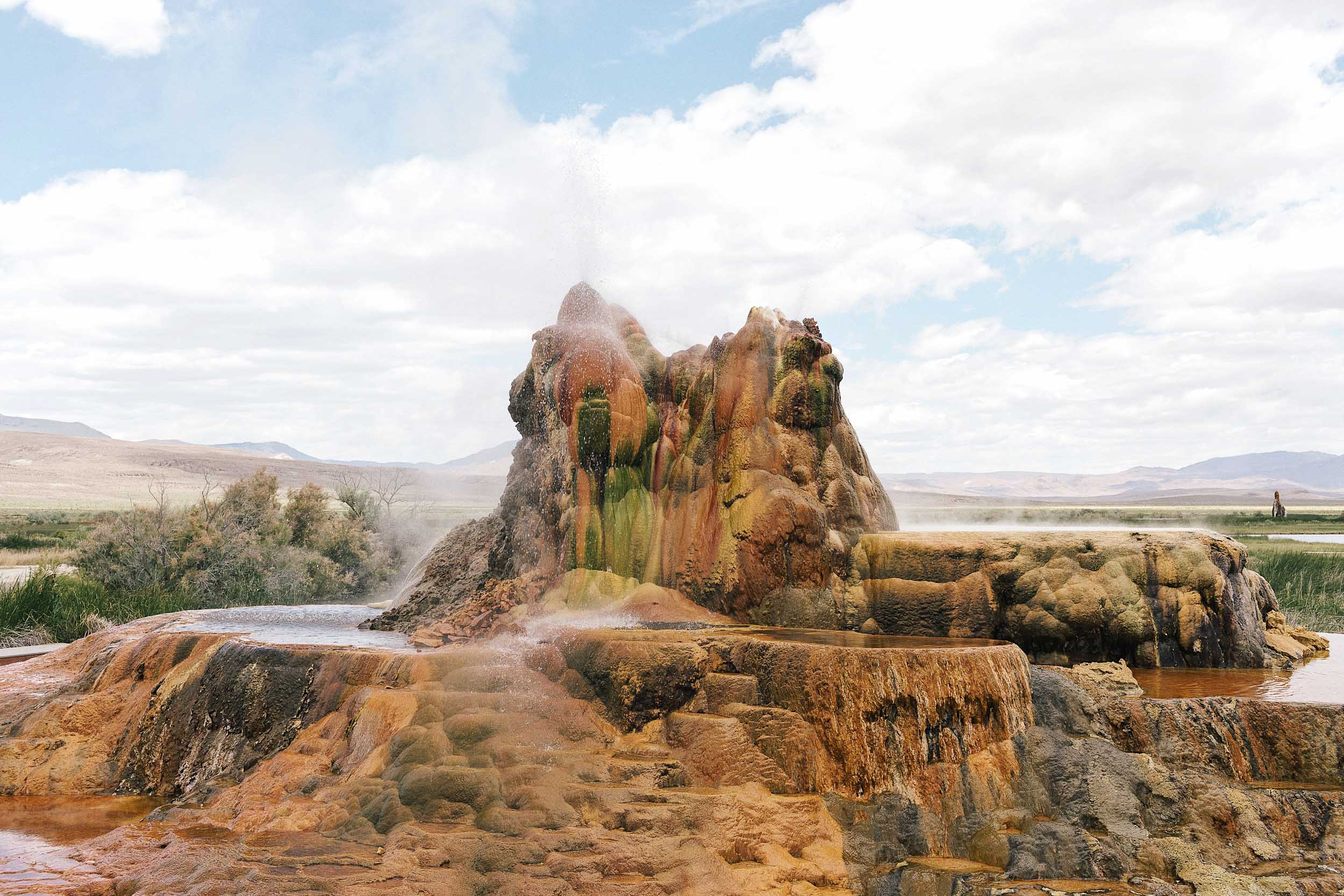 Fly Geyser - the most amazing natural wonder in Nevada