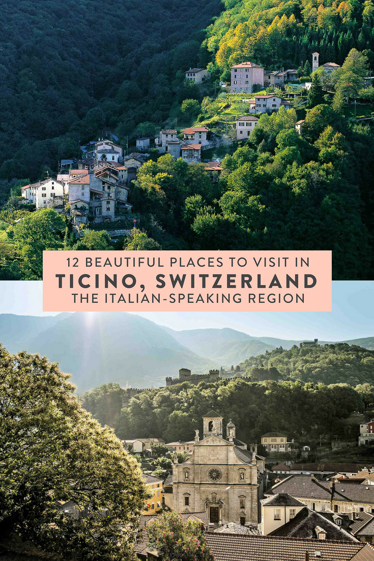 12 places you can’t miss in the Italian-speaking region of Switzerland, Ticino. The perfect addition to your Swiss or Italy itinerary! #switzerland #italy #ticino