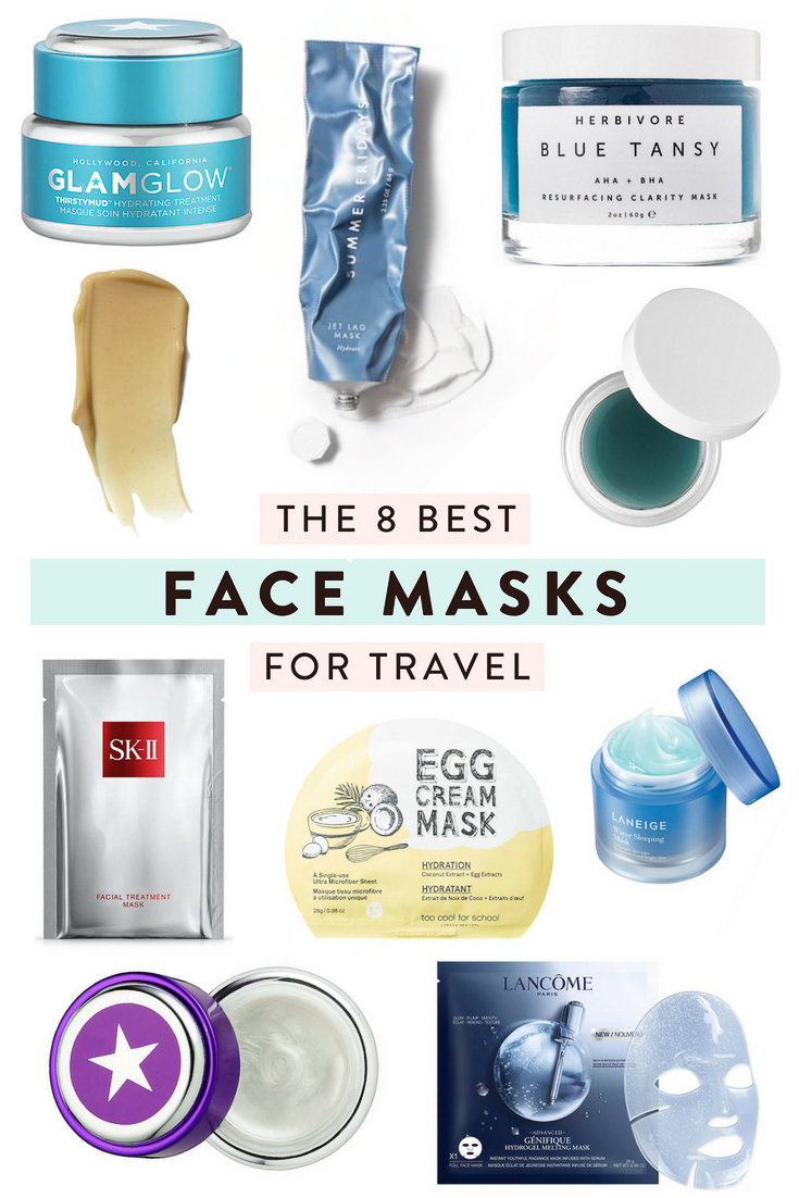 If your skin is in a rut from traveling, face masks are the perfect solution. But which are the best? Here are the 8 best face masks to help save your dull, dehydrated, irritated from travel skin!