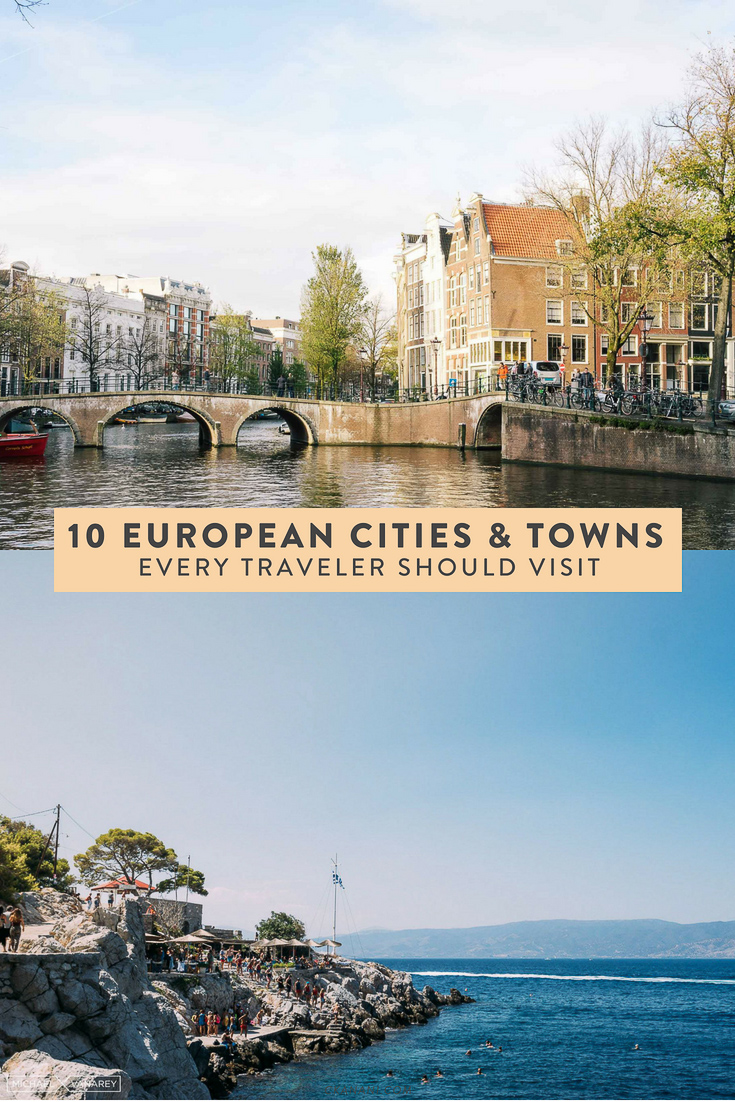 Are you planning a trip to Europe? Here are 10 cities and towns every traveler should visit. See the best of Europe, including Hvar, Hydra, Positano, Paris, and more! #travel #europe #itinerary