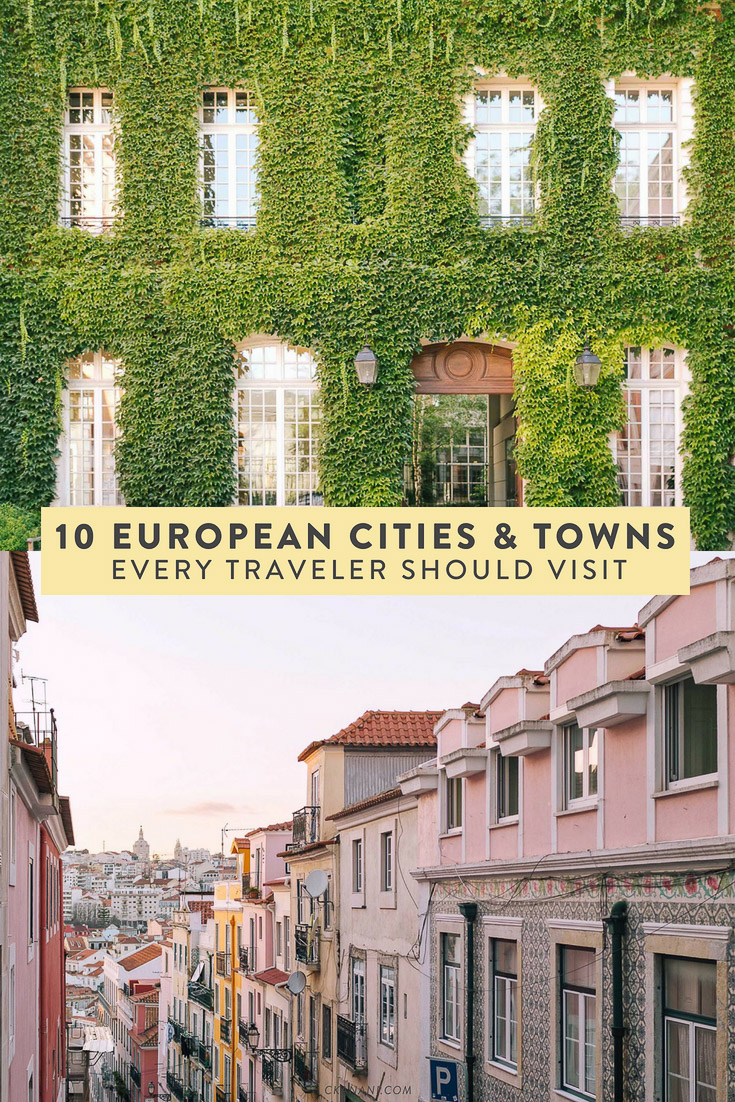 Are you planning a trip to Europe? Here are 10 cities and towns every traveler should visit. See the best of Europe, including Amsterdam, Interlaken, Rothenburg, and more! #travel #europe #itinerary