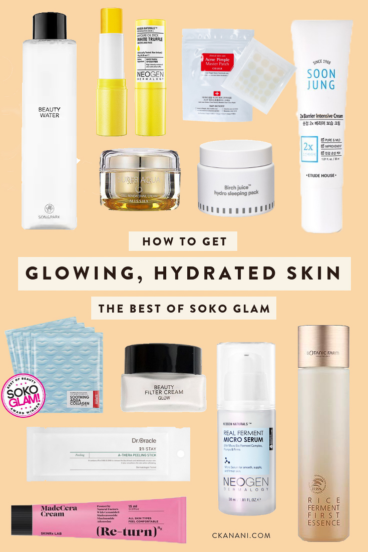 The best of k-beauty: how to get glowing, hydrated, flawless skin. How to create your own 10-Step Korean Beauty Routine at Soko Glam. #skincare #kbeauty #honeyskin #beauty