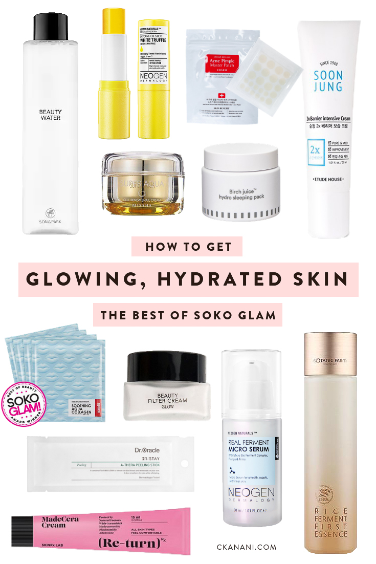 The best of k-beauty: how to get glowing, hydrated, flawless skin. How to create your own 10-Step Korean Beauty Routine at Soko Glam. #skincare #kbeauty #honeyskin #beauty