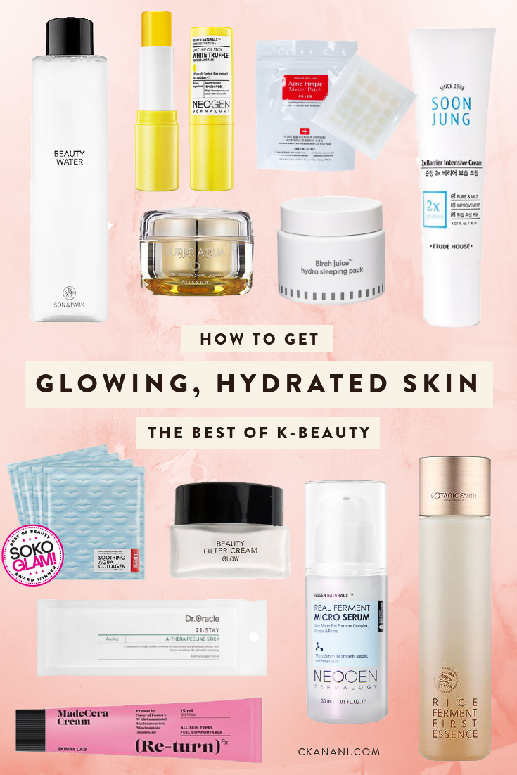 The best of k-beauty: how to get glowing, hydrated, flawless skin. How to create your own 10-Step Korean Beauty Routine at Soko Glam. #skincare #kbeauty #honeyskin #beauty