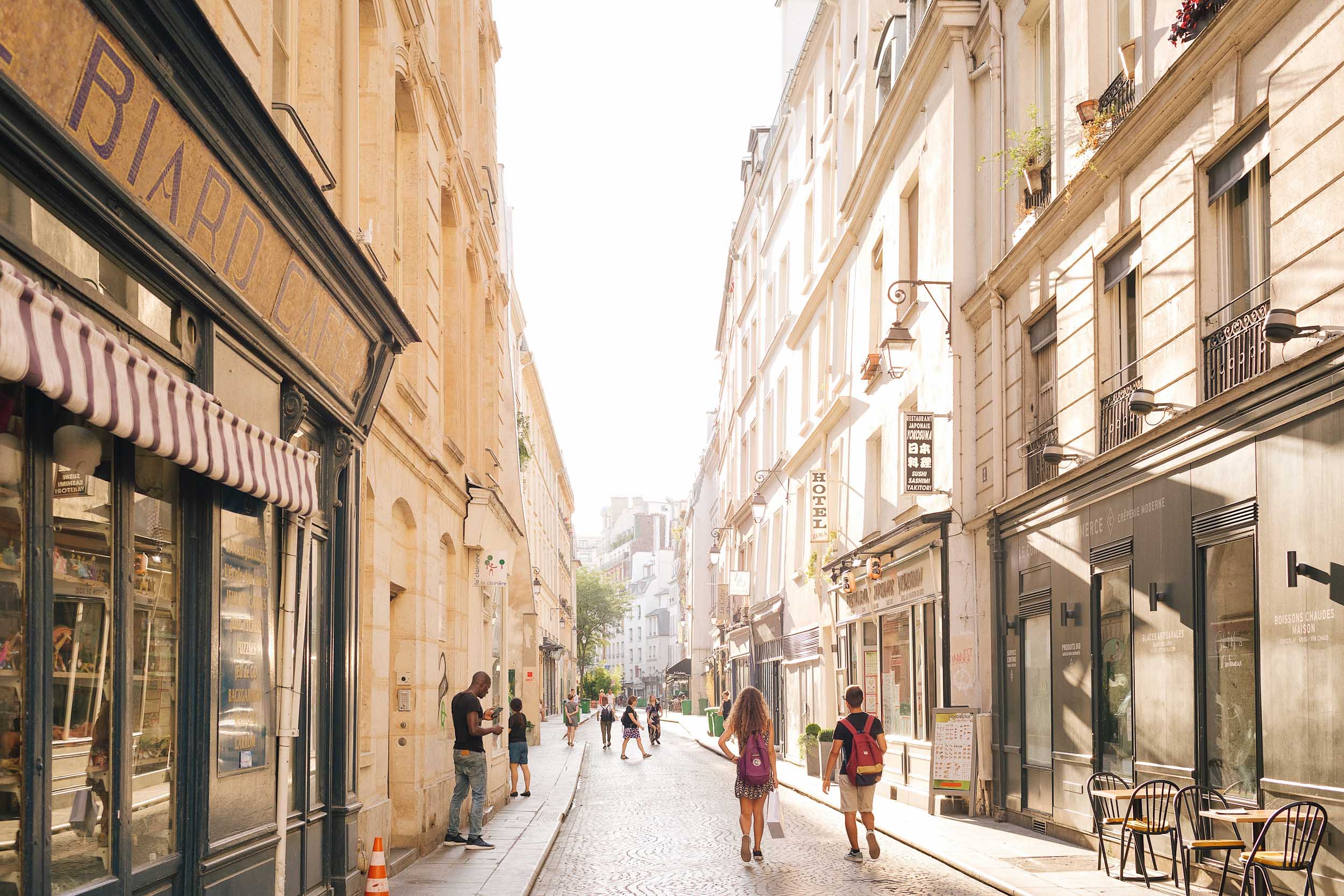 Golden hour in Paris, France