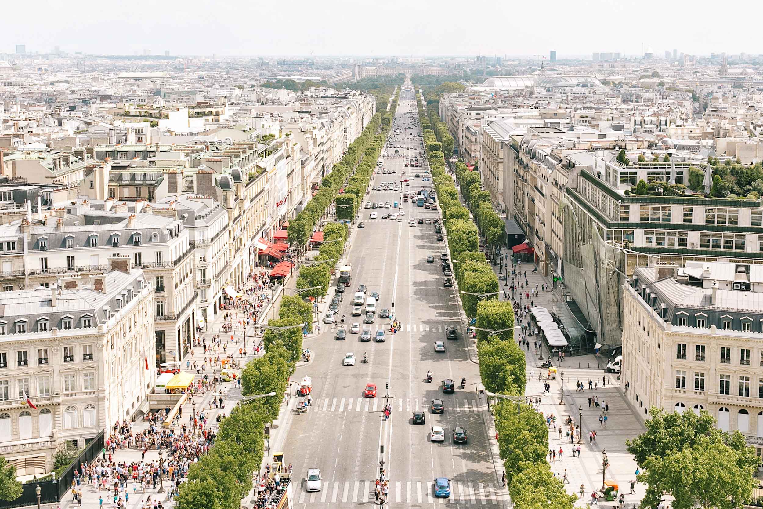 Views from the Arc de Triomphe