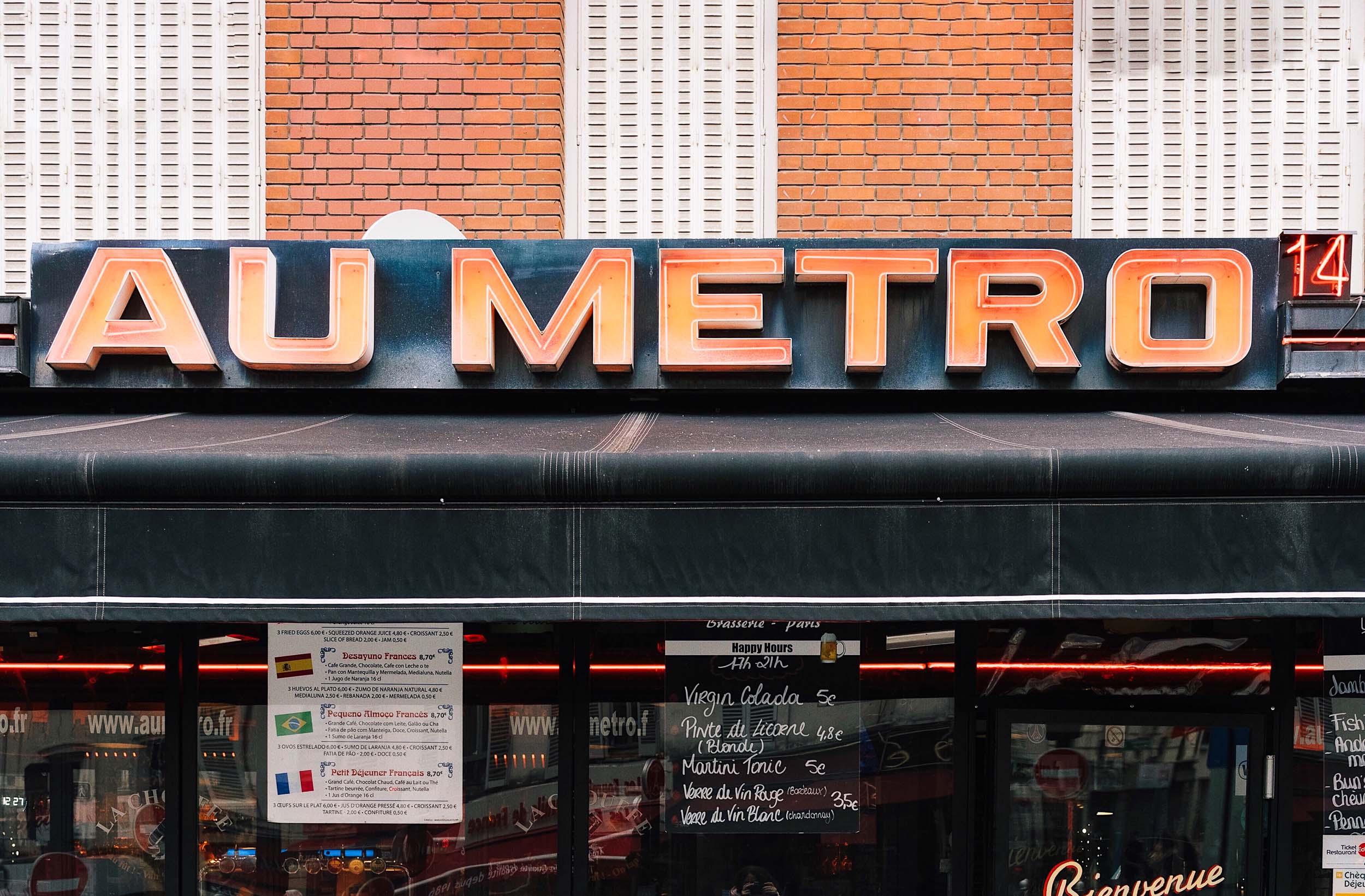 The Metro in Paris is the best way to get around!