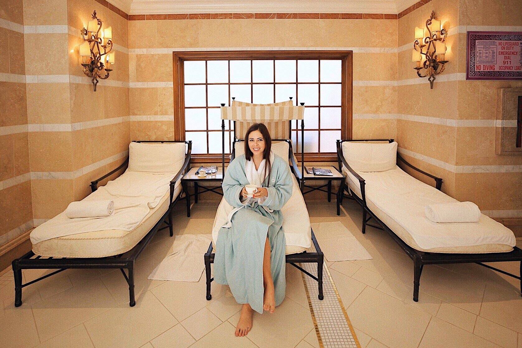 Relaxing at the spa at the Fairmont Grand Del Mar, per Le Club AccorHotel's Seeker Profile quiz recommendation!