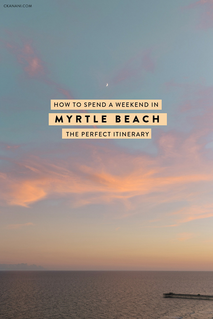 If you are searching for the perfect place in South Carolina to spend a weekend, then look no further! Myrtle Beach is it. Here’s the perfect itinerary for your visit. #mymyrtlebeach #discoversc 