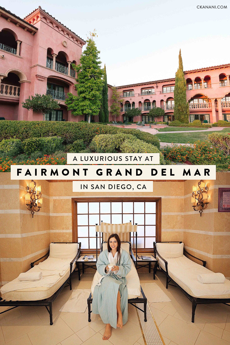 A guide to staying at the five-star luxury resort and spa Fairmont Grand Del Mar in sunny San Diego, California #fairmontmoments #fairmonthotels #seekerproject #accorhotels #luxuryhotel #sandiego