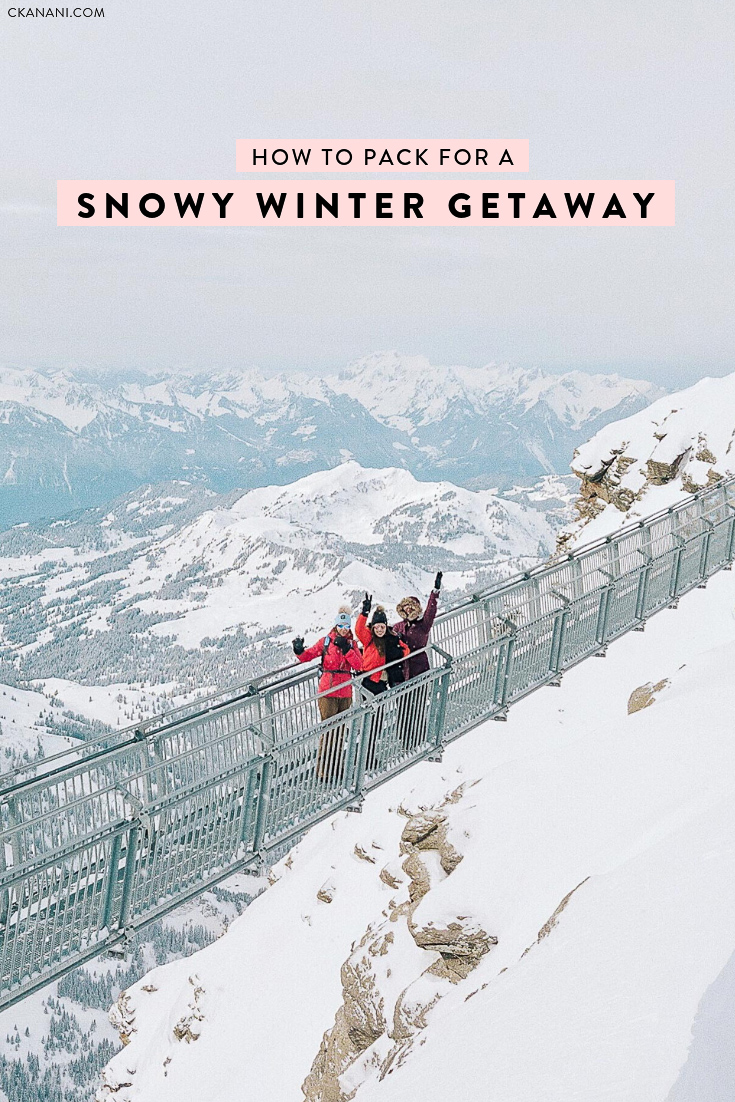 Heading out on a snowy holiday this winter? Here is everything you need to pack to stay warm and also fashionable on your snow-filled getaway! #packing #winter #snow