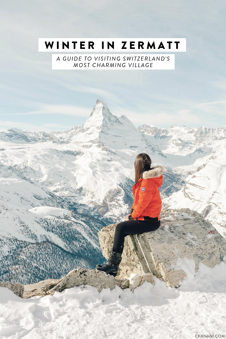 Winter in Zermatt: everything you need to know about visiting Switzerland’s most charming village including where to stay, eat, drink, and what to do. #zermatt #switzerland #travel