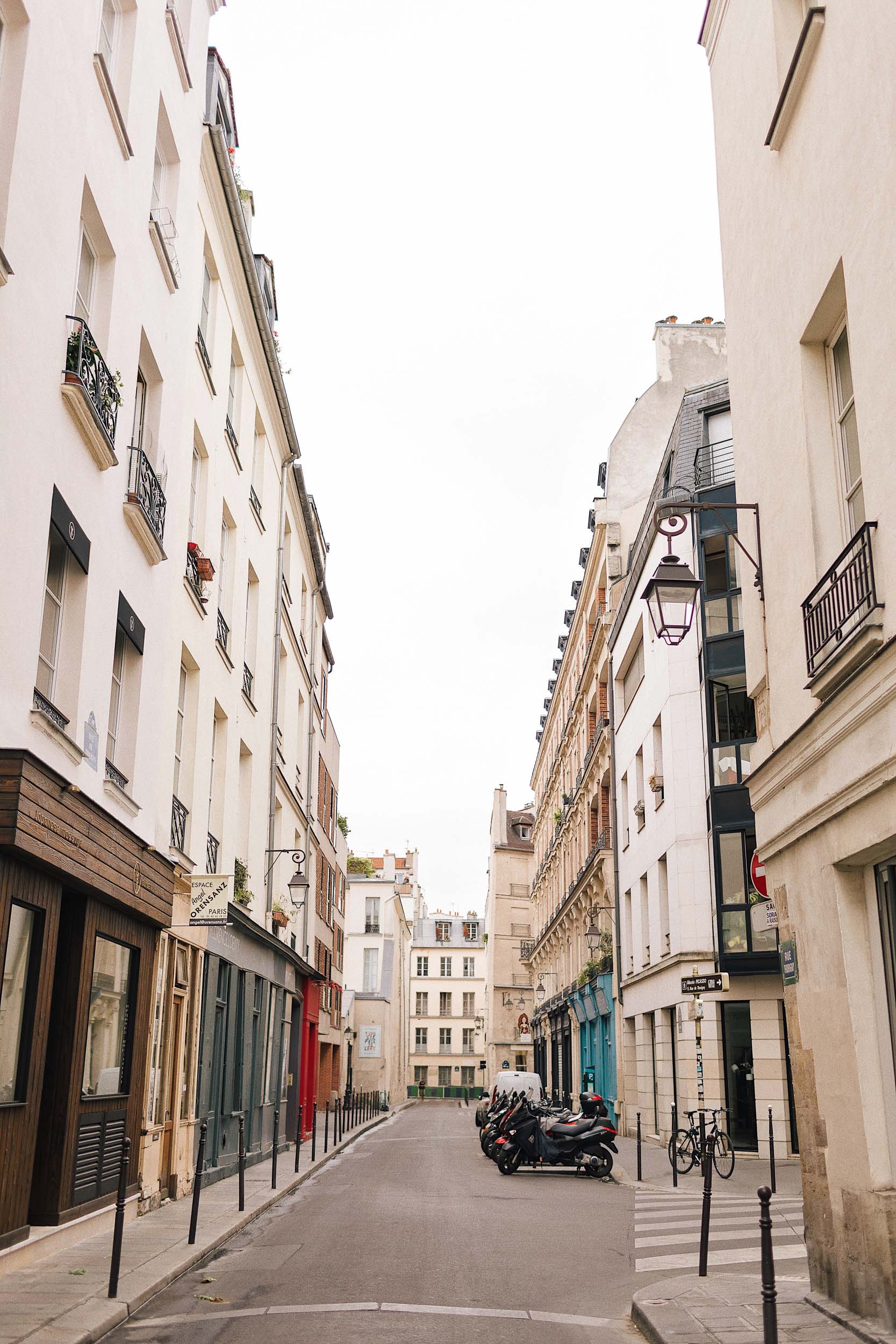 A pretty street in Paris