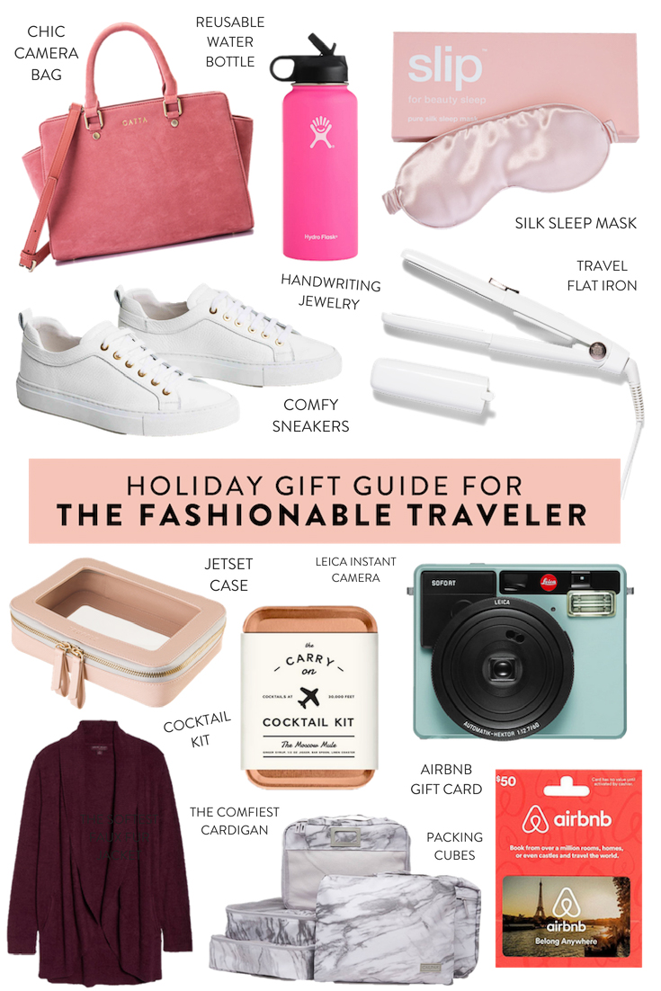 Looking for the perfect gift for someone who loves to travel? These are the absolute best travel gift ideas, including a chic camera bag, carry on accessories, and more! #travel #giftguide #giftideas