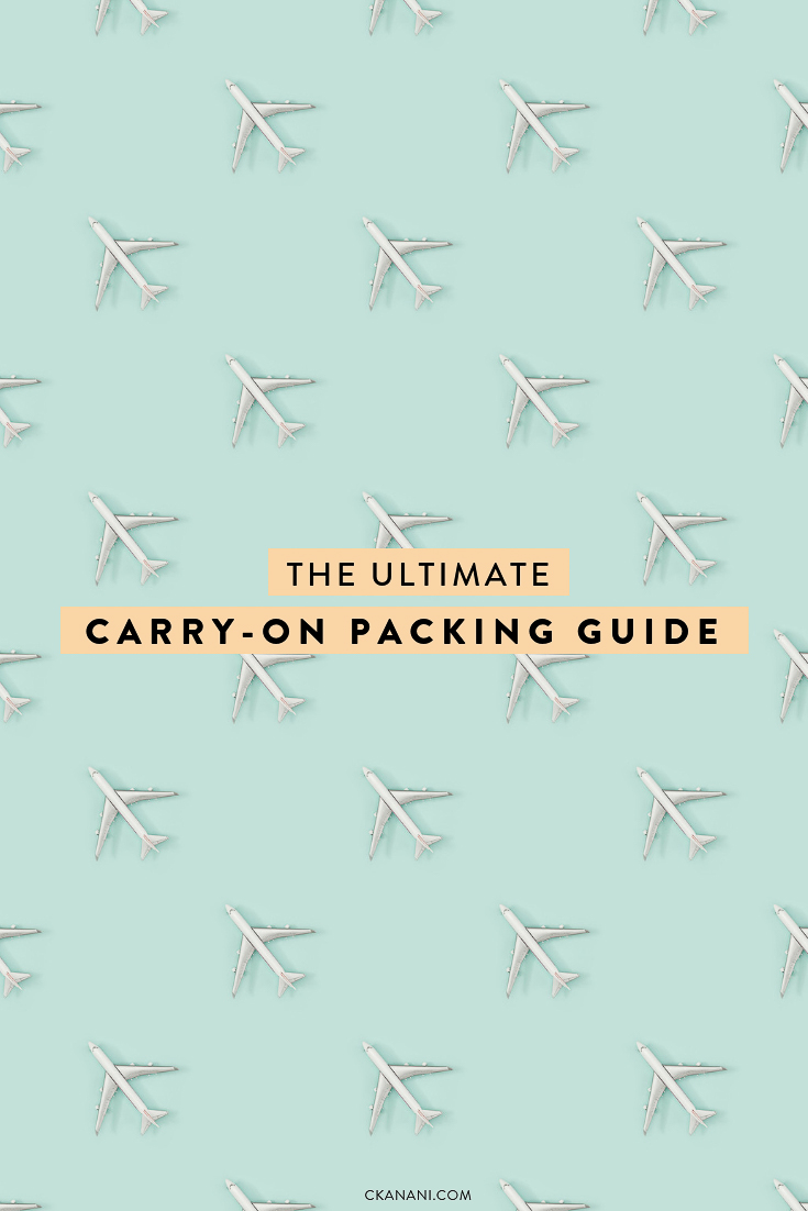 Every Single Item I Pack In My Carry-On So I'm Prepared for Anything -  Cupcakes & Cashmere