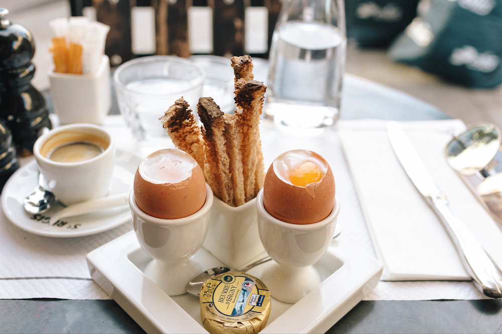 My favorite breakfast spot in Paris, Cafe St. Regis!