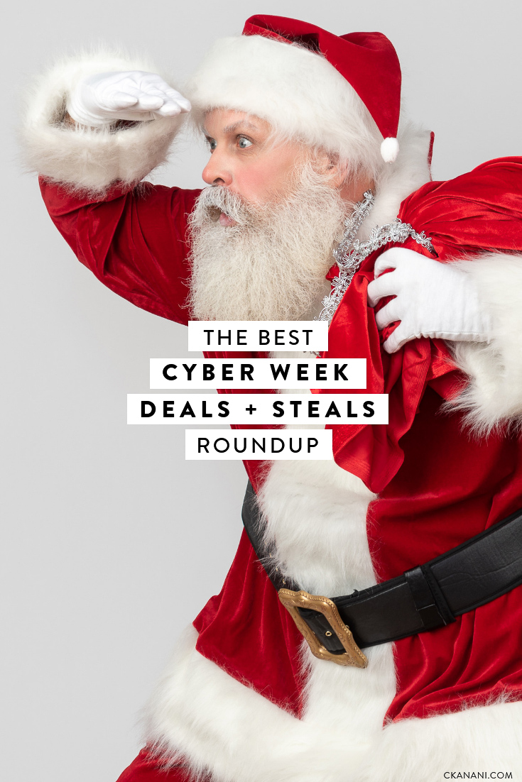 The best cyber week deals and steals in travel, fashion, home, beauty, makeup, and more. #giftguide #cyberweek #blackfriday (Copy)