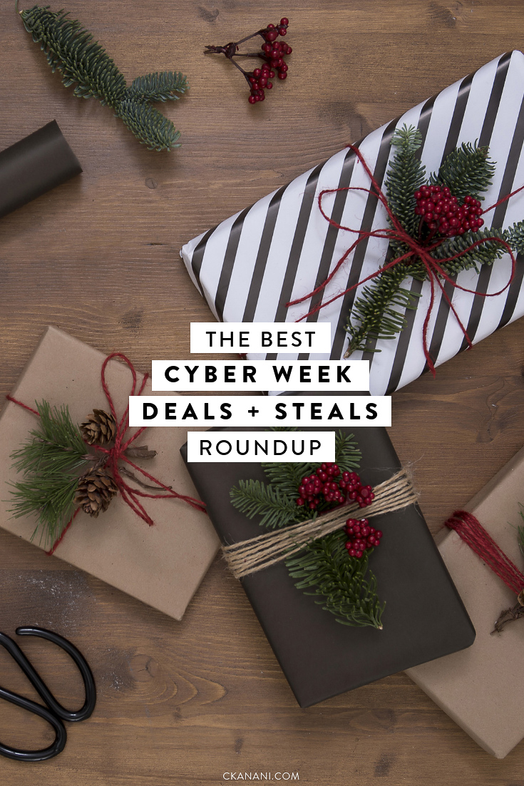 The best cyber week deals and steals in travel, fashion, home, beauty, makeup, and more. #giftguide #cyberweek #blackfriday (Copy)