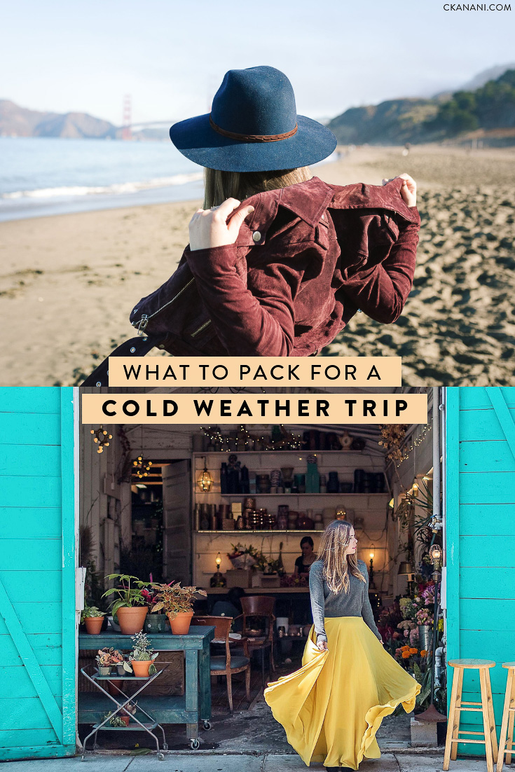 Heading out on a cold weather holiday? Here is everything you need to pack to stay warm and also fashionable on your trip! Free printable checklist included. #packing #coldweather #travel