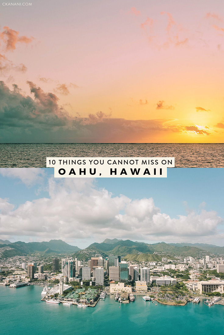 A local’s guide to the top 10 things to do on Oahu, Hawaii. See Honolulu, Waikiki, the North Shore, swim with dolphins, and more. #oahu #hawaii #honolulu #itinerary #waikiki #travel #tripideas