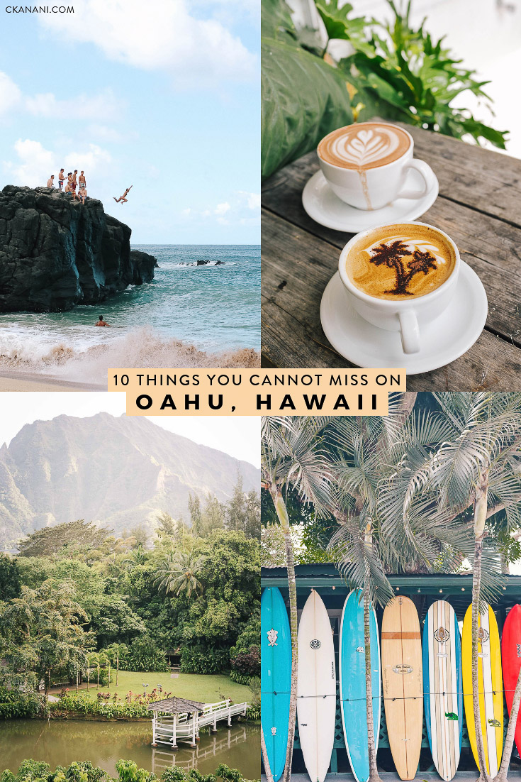 Heading to Hawaii? Here are the top 10 things you shouldn't miss on Oahu, from a local! #oahu #hawaii #honolulu #itinerary #waikiki #travel #tripideas #kailua #lanikai