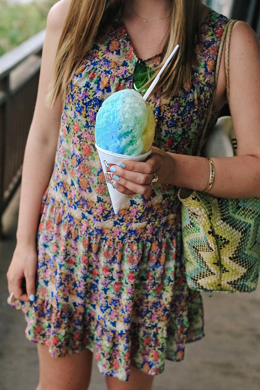 Shave ice from famous Matsumoto's on Oahu's North Shore