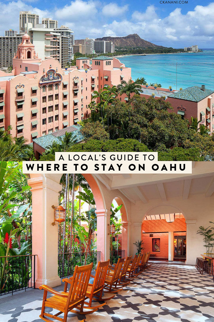 A local’s guide to where to stay on Oahu Hawaii! The best luxury and boutique hotels on Waikiki Beach, in Honolulu, on the North Shore, and in Ko Olina. #oahu #travel #accommodations 