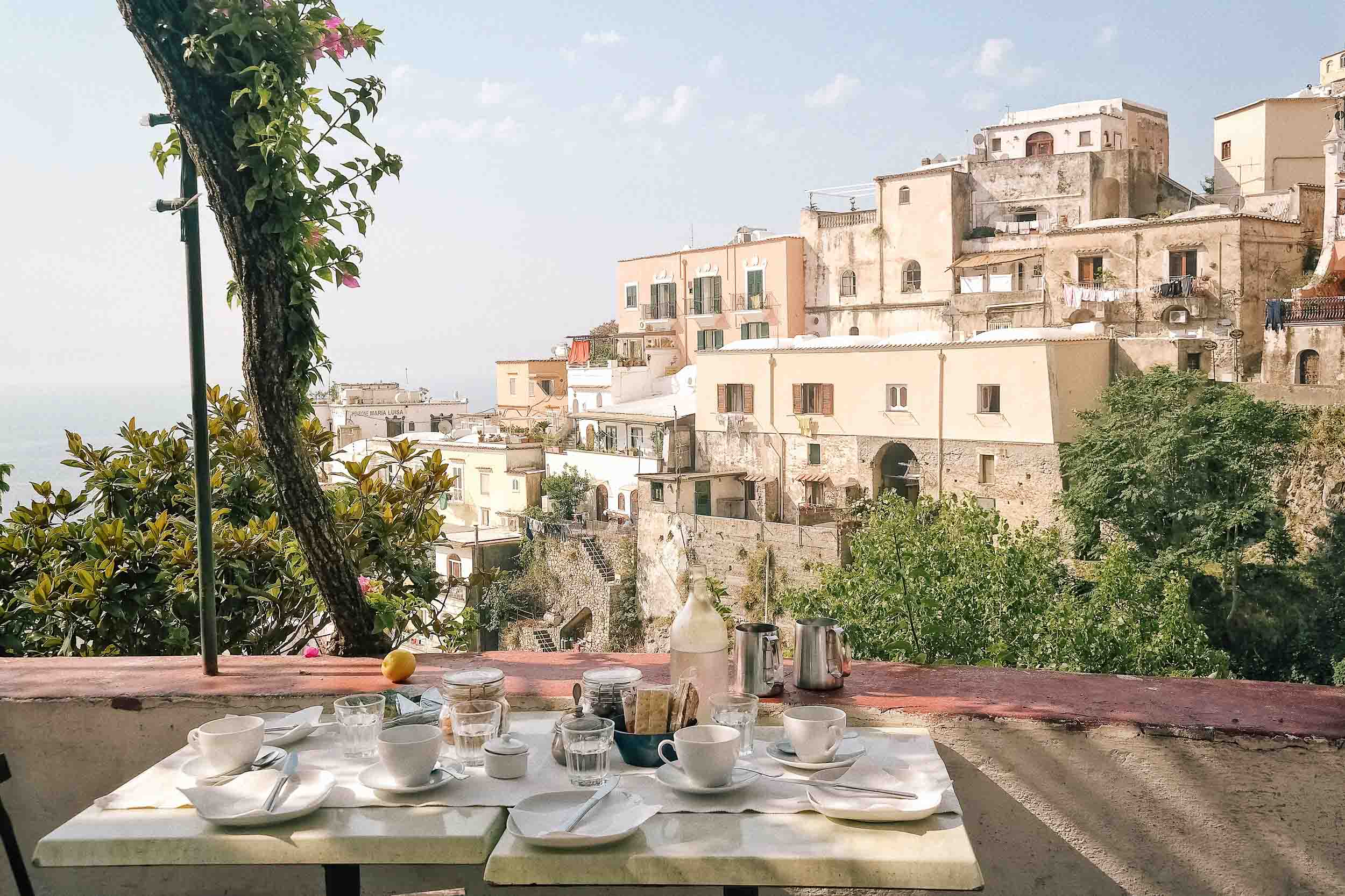 Breakfast on your own private balcony at Dimora del Podesta