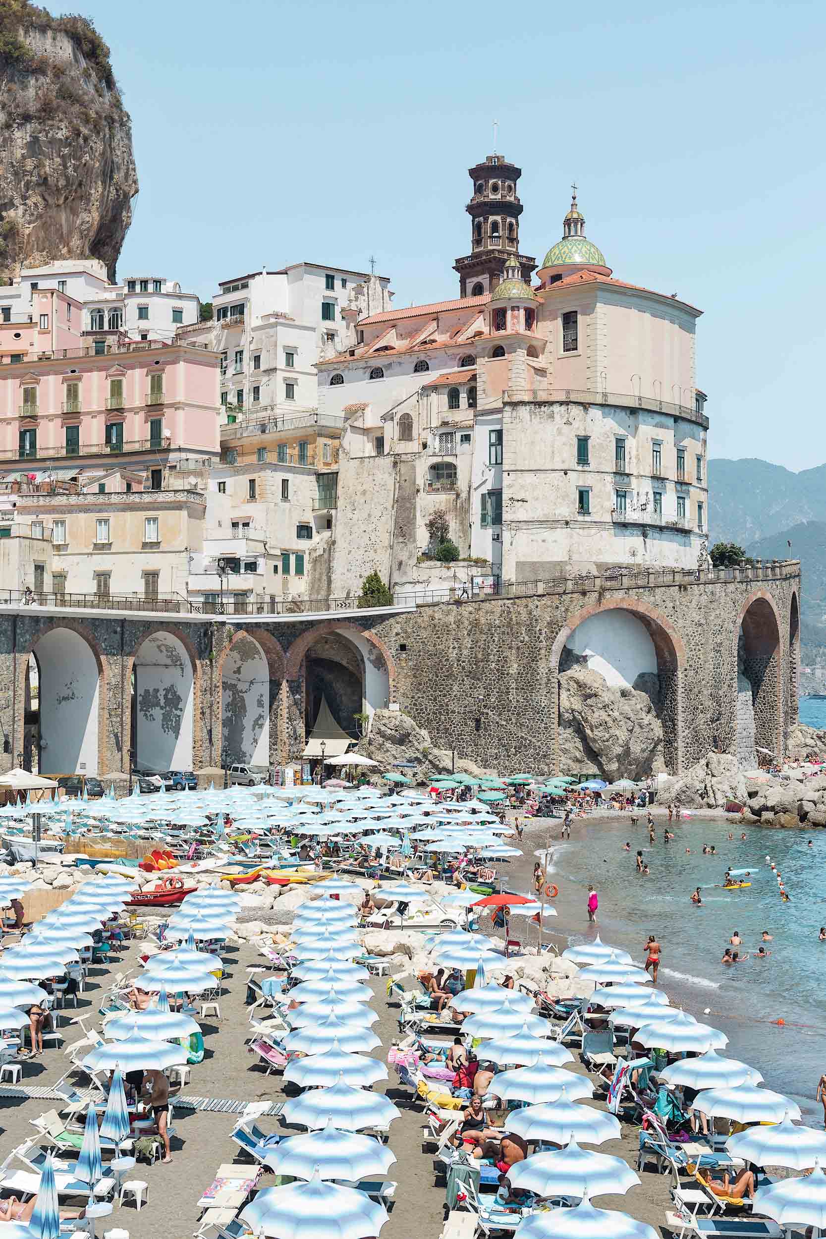 The best Amalfi Coast towns includes Atrani, the smallest town in Italy!