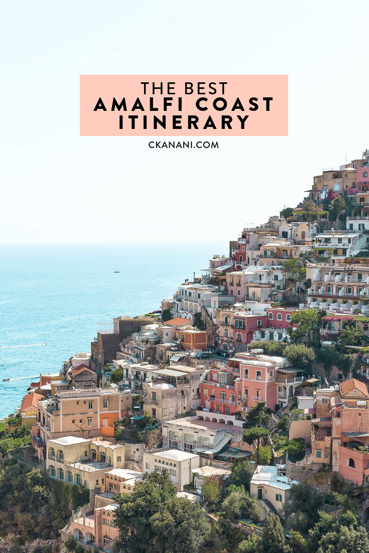 The best Amalfi Coast itinerary. A thorough travel guide for 3 to 5 days in Positano and the surrounding towns. Small town travel at it’s most beautiful! #italy #amalficoast #travel #smalltowntravel