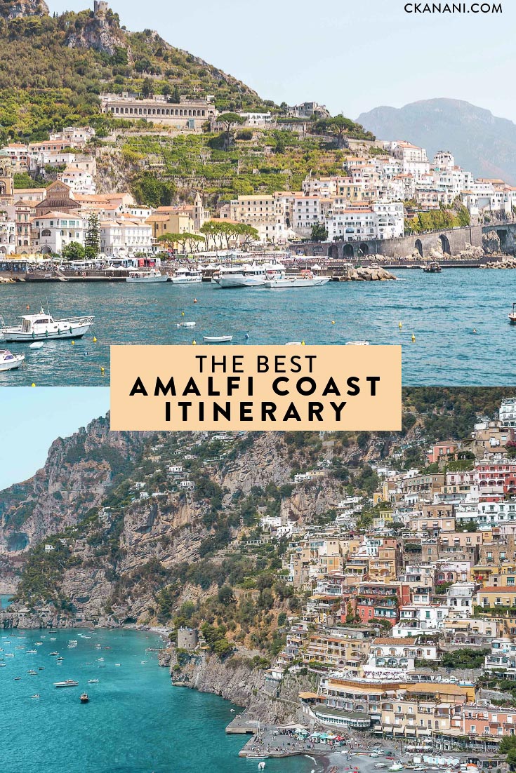 The best Amalfi Coast itinerary. A thorough travel guide for 3 to 5 days in Positano and the surrounding towns. Small town travel at it’s most beautiful! #italy #amalficoast #travel #smalltowntravel