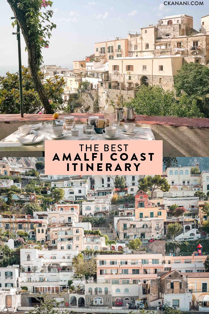 The best Amalfi Coast itinerary. A thorough travel guide for 3 to 5 days in Positano and the surrounding towns. Small town travel at it’s most beautiful! #italy #amalficoast #travel #smalltowntravel